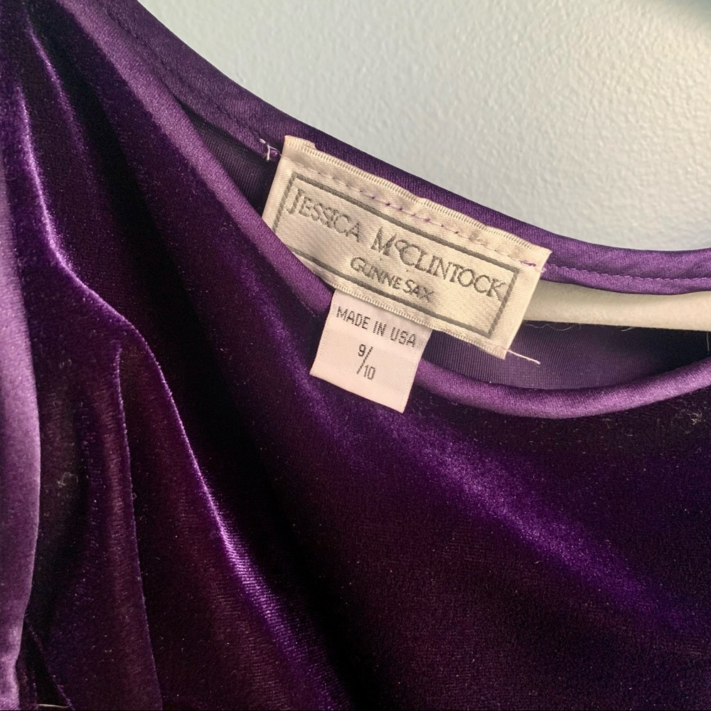 Gunne Sax Dress - Vintage, Velour